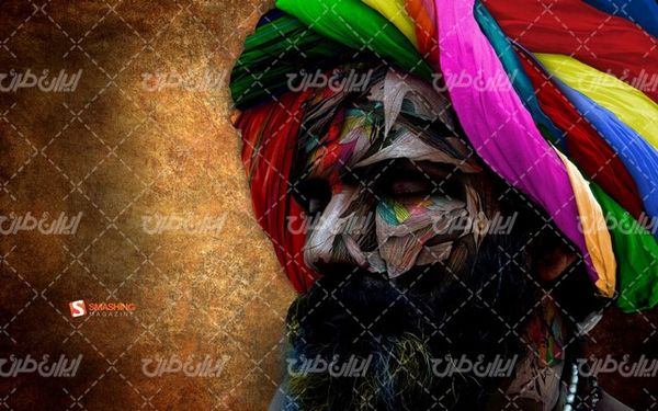 تصویر با کیفیت بک گراند گرافیکی همراه با تصویر زمینه و بک گراند