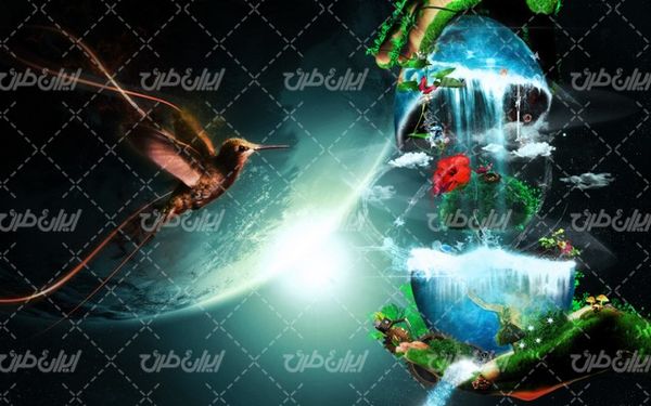 تصویر با کیفیت پس زمینه انتزاعی همراه با تصویر زمینه و بک گراند
