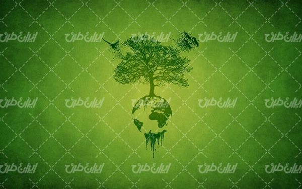 تصویر با کیفیت کره زمین همراه با تصویر زمینه و بک گراند