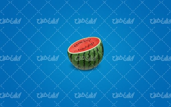 تصویر با کیفیت هندوانه همراه با تصویر زمینه و بک گراند