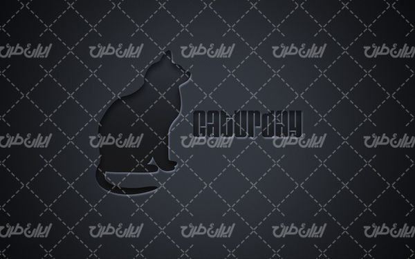 تصویر با کیفیت گربه همراه با تصویر زمینه و بک گراند