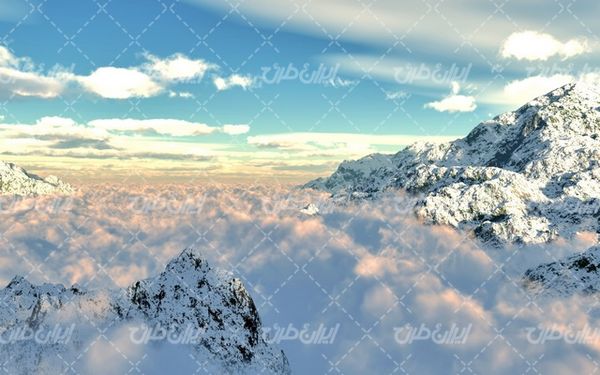 تصویر با کیفیت فصل زیبای زمستان به همراه برف و منظره برفی