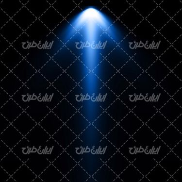 تصویر با کیفیت جلوه نور گرافیکی همراه با افکت نور و تابش نور به رنگ آبی و سفید