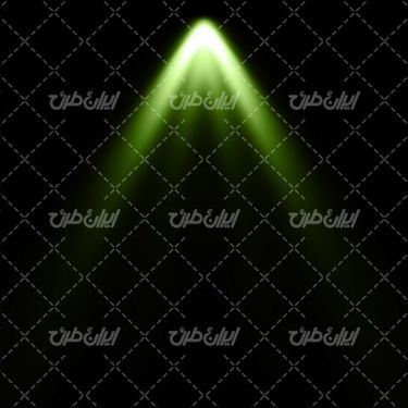 تصویر با کیفیت افکت نور سبز همراه با جلوه نور و تابش نور به رنگ سبز