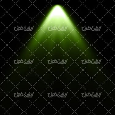 تصویر با کیفیت افکت نور سبز همراه با جلوه نور و تابش نور به رنگ سبز
