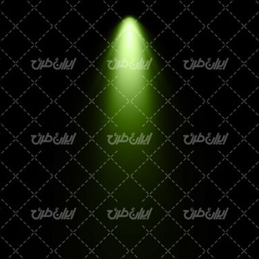 تصویر با کیفیت افکت نور سبز همراه با جلوه نور و تابش نور به رنگ سبز