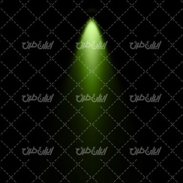 تصویر با کیفیت افکت نور سبز همراه با جلوه نور و تابش نور به رنگ سبز