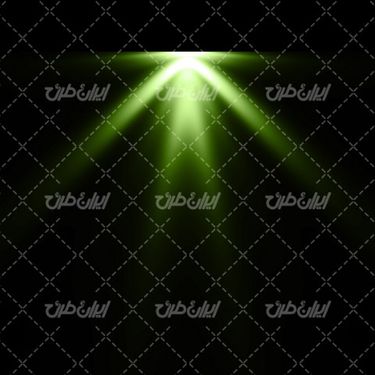تصویر با کیفیت جلوه نور سبز همراه با جلوه نور و تابش نور به رنگ سبز