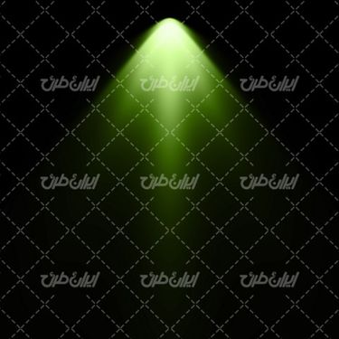 تصویر با کیفیت جلوه نور سبز همراه با جلوه نور و تابش نور به رنگ سبز