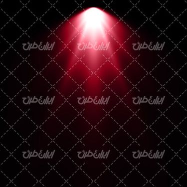 تصویر با کیفیت افکت نور قرمز همراه با جلوه نور و تابش نور به رنگ قرمز