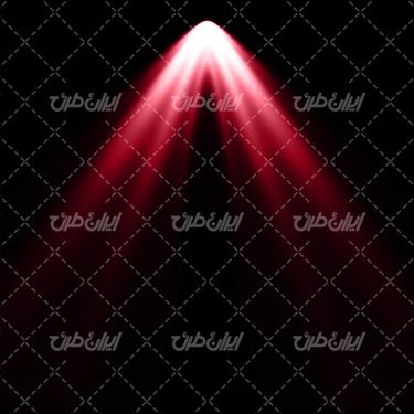 تصویر با کیفیت جلوه نور قرمز همراه با جلوه نور و تابش نور به رنگ قرمز