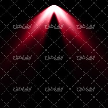 تصویر با کیفیت جلوه نور قرمز همراه با جلوه نور و تابش نور به رنگ قرمز