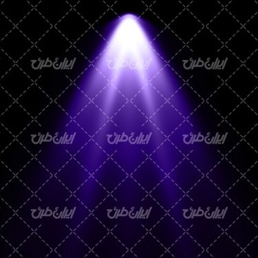 تصویر با کیفیت افکت نور آبی کاربنی همراه با جلوه نور و تابش نور به رنگ کاربنی