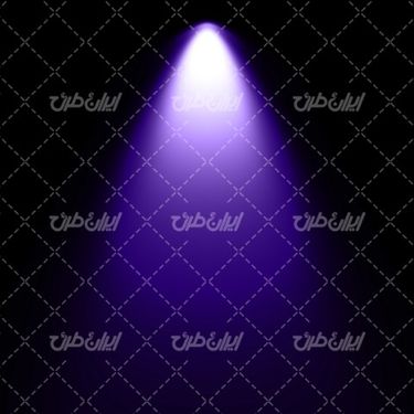 تصویر با کیفیت افکت نور آبی کاربنی همراه با جلوه نور و تابش نور به رنگ کاربنی