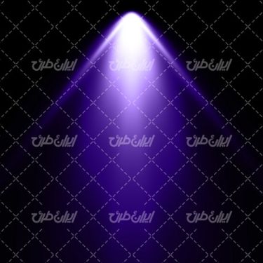 تصویر با کیفیت افکت نور آبی کاربنی همراه با جلوه نور و تابش نور به رنگ کاربنی