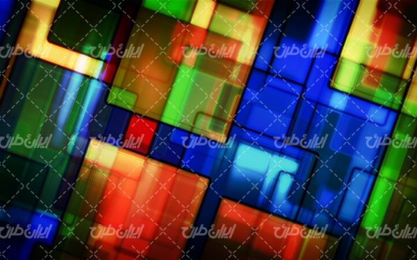 تصویر با کیفیت تصویر زمینه رنگی همراه با بک گراند گرافیکی و تصویر زمینه
