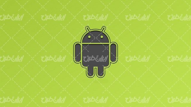 تصویر با کیفیت پس زمینه همراه با لوگوی اندروید و تصویر زمینه