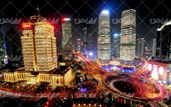 تصویر با کیفیت شهر همراه با عکس شهر و ساختمان