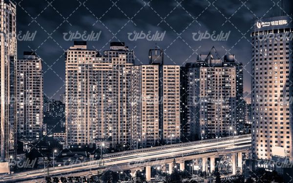 تصویر با کیفیت معماری شهری همراه با عکس شهر و ساختمان