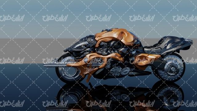 تصویر با کیفیت موتورسیکلت همراه با نمایشگاه موتور سنگین و موتور سیکلت