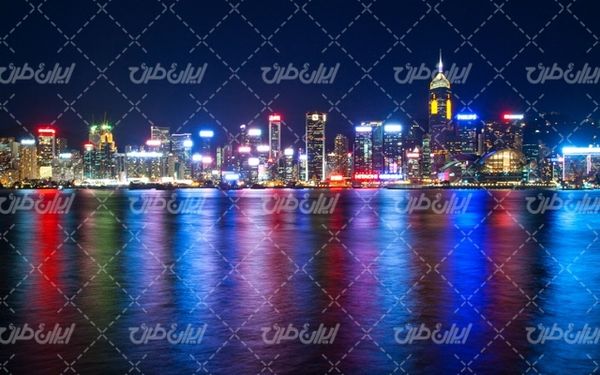 تصویر با کیفیت شهر بزرگ همراه با عکس شهر و ساختمان