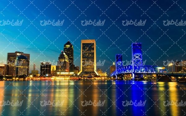 تصویر با کیفیت شهر بزرگ همراه با عکس شهر و ساختمان