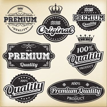 وکتور برچسب لیبل، کادر گل حاشیه گل