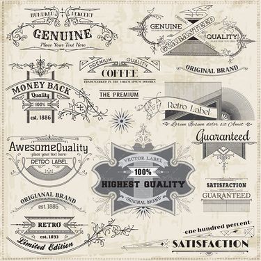 وکتور برچسب لیبل، کادر گل حاشیه گل،گل و بوته