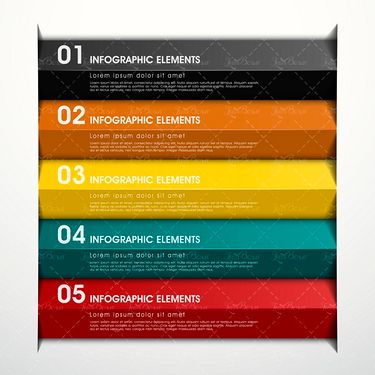 وکتور اینفوگرافی گرافیکی ،برچسب گرافیکی