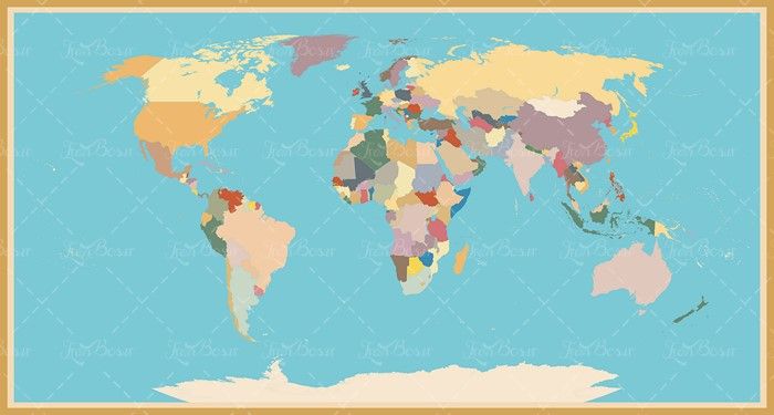 وکتور نقشه دنیا نقشه جهان1