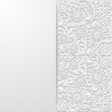 وکتور بک گراند سفید گل و بوته وکتور گل