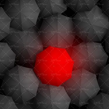 وکتور چتر مشکی