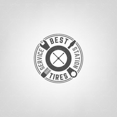 وکتور  فروشگاه لاستیک تایر ماشین آچار پیچ گوشتی 1