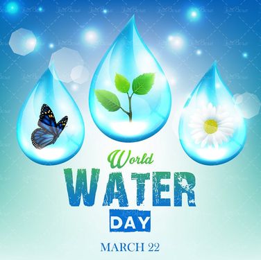 وکتور روز جهانی آب قطره آب کره زمین بک گراند پروانه