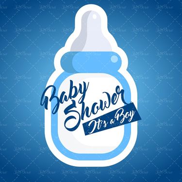 وکتورشیشه شیر نوزاد شیشه شیر کدک بچه شیشه شیر آبی