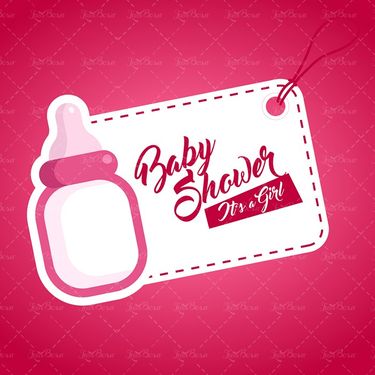 وکتور بک گراند شیشه شیر نوزاد