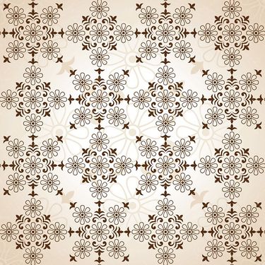 وکتور بک گراند گل و بوته  شمسه تذهیب