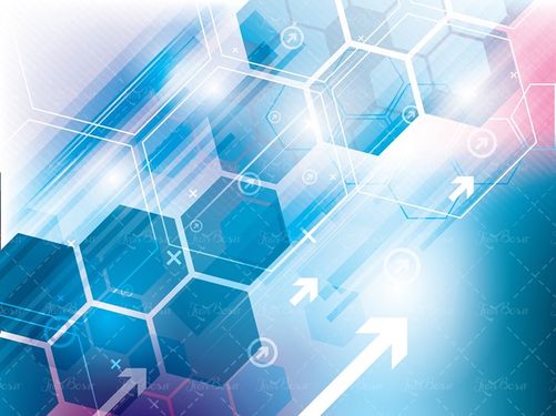 وکتور پس زمینه شش ضلعی تصویر زمینه سه بعدی 3