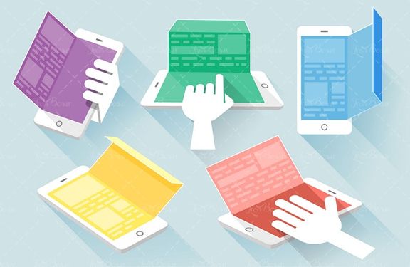 وکتور موبایل گوشی فروشی تبلت گوشی اسمارت