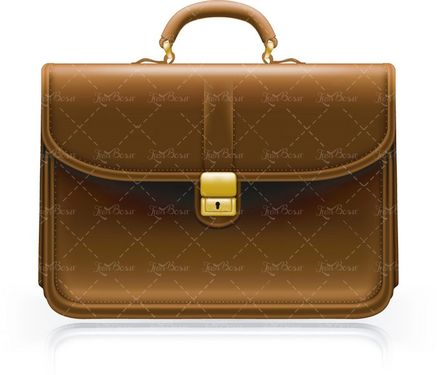 وکتور کیف فروشی کیف قهوه ای کیف لپ تاپ