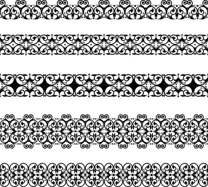 وکتور المان طراحی کادر گل حاشیه گل 9