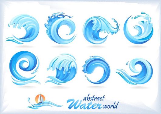 وکتور  موج آب موج دریا قایق کشتی قایق بادبانی