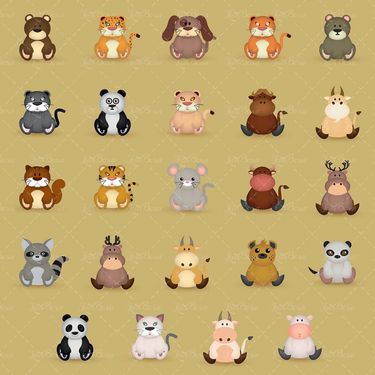 وکتور عروسک فروشی عروسک سازی عروسک خرسی