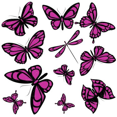 وکتور پروانه ،پروانه گرافیکی وکتور سنجاقک