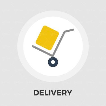 وکتور باربری رسیدن بار چرخ دستی گاری حمل بار