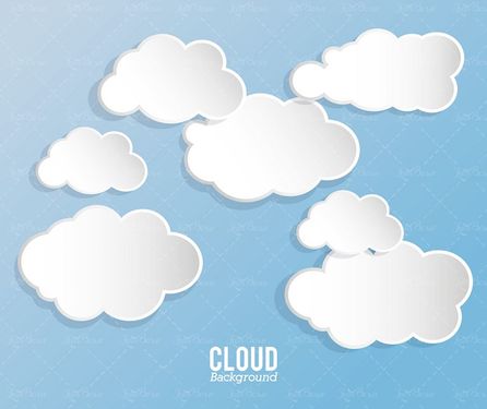 وکتور بک گراند ابر تصویر زمینه آسمان آبی پس زمینه بکگراند6