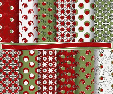 وکتور  بک گراند گل لیبل برچسب کاغذ دیواری3