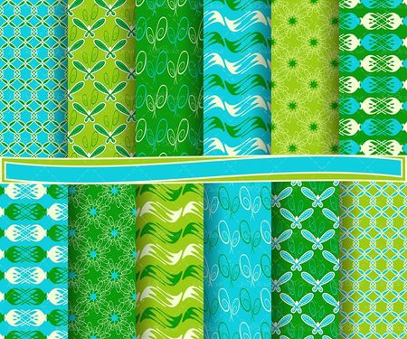 وکتور  بک گراند گل لیبل برچسب کاغذ دیواری5