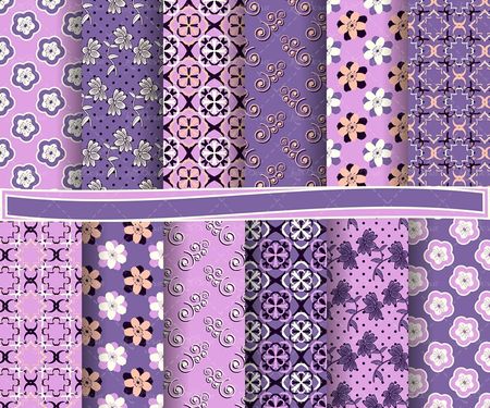 وکتور  بک گراند گل لیبل برچسب کاغذ دیواری12