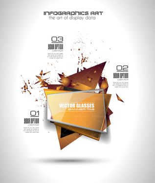 وکتور  لیبل برچسب بک گراند گرافیکی